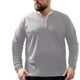thumbnail image 2 of pstuiky Camisas de manga larga abrigadas para hombre, Camiseta de manga larga de gran tamaño para hombre, holgada, de talla grande, con cuello redondo y manga larga. camisetas de hombre xl, 2 of 9