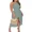 Green, variant on Summer Dresses for Women Solid Color Halter Hollow Out Sleeveless A Line Vacation Dress with Eyelet Embroidery & Side Slit Green-M