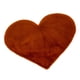 thumbnail image 2 of Alfombra en forma de corazón, tapete de felpa suave para dormitorios, 70x90cm color café, 2 of 3