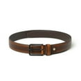 thumbnail image 4 of Men's Handmade Genuine Solid Buffalo Leather Belt Caramel Brown Colour, 42" To 46" Waist Adjustable, 4 of 5