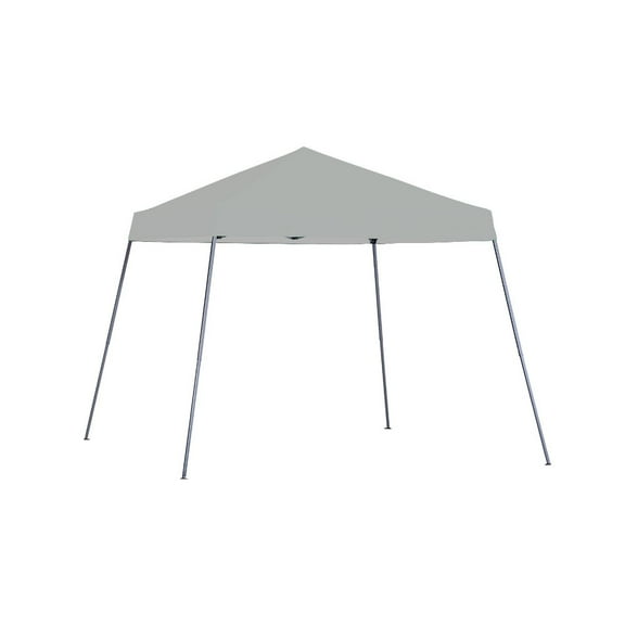 Garden Winds Custom Fit Replacement Canopy Top Cover Compatible with The Quik Shade Expedition Base 10' x 10', Canopy Top 8' X 8' Slant Leg - Upgraded Performance RIPLOCK 350 Fabric - Slate Gray