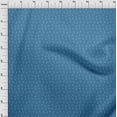 thumbnail image 4 of oneOone Rayon Blue Fabric Snowflake,Cap & Socks Fabric For Sewing Printed Craft Fabric By The Yard 56 Inch Wide, 4 of 5