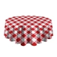 thumbnail image 5 of Christmas Round Tablecloth 60x60in(153x153cm) – Waterproof Polyester Table Cover with Full Print Design, Wrinkle Resistant & Washable for Kitchen Dining Party Decor, 5 of 6