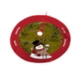thumbnail image 1 of Adornos de Navidad Falda de árbol de Navidad Falda de árbol impresa Decoración de árbol de Navidad para el hogar Wmkox8yii gf8580, 1 of 1