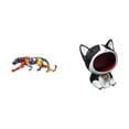 thumbnail image 1 of Estatua de gato, escultura de animal, figura decorativa, adorno para estantería, mesa, centro de mesa, dormitorio, escritorio, sala de estar, hogar., 1 of 8