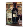 thumbnail image 1 of Un Reflet de la Bouteille de Vin II - Nourriture et Boisson Encadrée Toile, 1 of 3