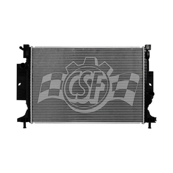 CSF 3825 1 Row Plastic Tank Aluminum Core Radiator