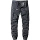 thumbnail image 1 of Pantalones cargo tácticos de sarga con cremallera al tobillo y múltiples bolsillos para trabajo al aire libre Gris 30 Gris 30 Xishao ropa, 1 of 2