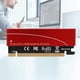 thumbnail image 4 of Adaptador De Extensión Nvme M.2 A Pcie3.0 Tarjeta Vertical Con Obleas De Enfriamiento De Gel De Sílice (Rojo) Monstrate EL009322-00, 4 of 6