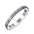 thumbnail image 2 of Full Eternity Stackable Band Cubic Zirconia 925 Sterling Silver Size 11, 2 of 3