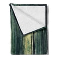 thumbnail image 2 of Travel Soft Flannel Fleece Throw Blanket, Bamboo Grove in Arashiyama Kyoto Japan, Cozy Plush for Indoor and Outdoor Use, 50" x 60", Hunter Green Umber, by Ambesonne, 2 of 5
