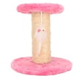 thumbnail image 2 of Cat Scratching Post Interactive Soft Plush 2 Layers Sisal Rope Scratcher Tree for Indoor Cats Kittens, 2 of 7