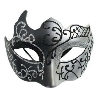 Furry Fox Half Face Mask Halloween Cosplay Costume Dominican