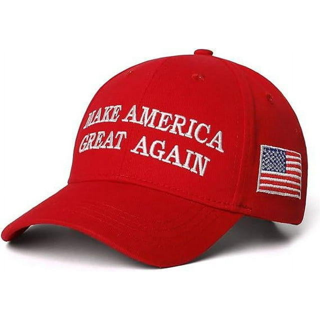 Maga Hat Trump 2024,Embroidered Make America Great Again Donald Trump Slogan Hat and American Flag Adjustable Baseball Cap