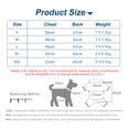 thumbnail image 4 of Cobertura completa Ropa para perros Chubasquero de una pieza para perros Suministros para mascotas con capucha (Negro XL), 4 of 6