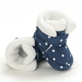 thumbnail image 6 of Mikilon 0-1 Years Baby Cotton Snow Boots Solid Color Soft Sole Snow Shoes Plus Velvet and Thicken Shoes, 6 of 9