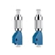 thumbnail image 1 of Adaptador De Fibra De Localizador Visual De Fallas De 2 Piezas Conector De Fibra Óptica Modo Único 9/125Um Fc Macho A Lc Hembra Adaptador Convertidor De Fibra Óptica Híbrido Compatible Con Medidor De, 1 of 5