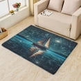 thumbnail image 2 of Sailboat Area Rugs for Bedroom Living Room - 6x9 ft - Starry Sky Carpet for Home Decor - Sea Patterned Decorative Indoor Large Rug - Washable & Soft & Non Slip & Low Pile Z&0479, 2 of 7