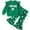 Green, variant on Baby Girl Clothes 3-6 Months My First St Patricks Day Baby Girl Outfit Newborn Long Sleeve Romper + Clover Bell Bottoms + Headband Spring Clothes(Green,12-18 Months)