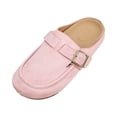 thumbnail image 2 of Norvail Womens Vintage Clunky Toe Slide Sandals, Comfortable Summer Slippers with Footbed Arch Support, Slip On Cushion Slides, Walking Sandals for Women With Arch Support, 2 of 4