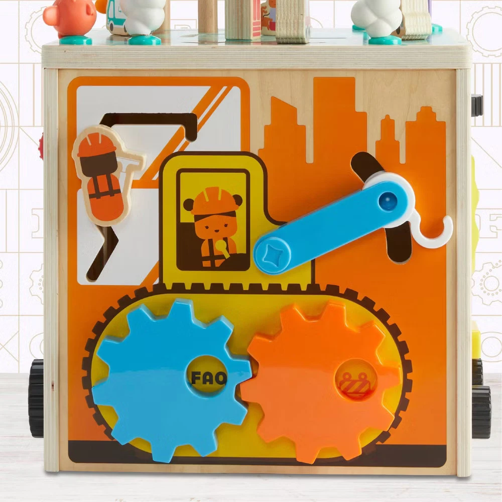F.A.O. Schwarz Busy City Activity Cube 5 Zones, 20+ Activities