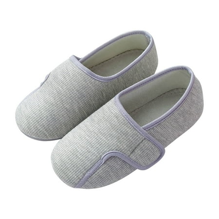 

GEZHEN Confinement Shoes Summer Thin Bag Heel Postpartum Maternity Spring and Autumn Soft Bottom Non Slip Cotton Maternal Home Slippers for Women Slippers Female Sole Pure Shoes