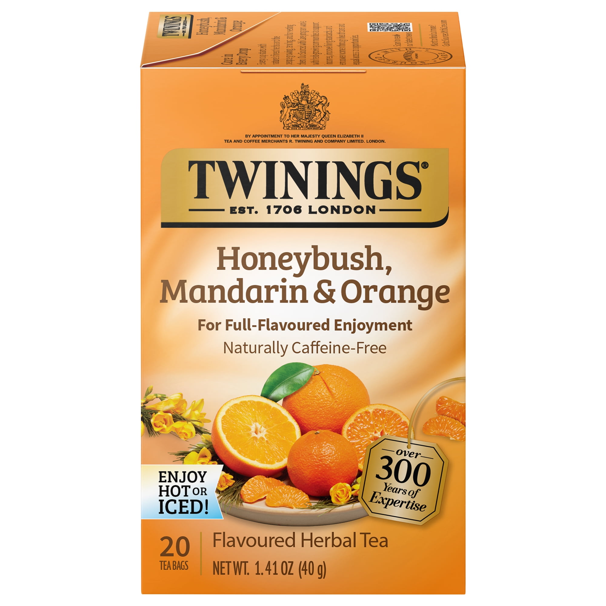 Twinings Honeybush Mandarin Orange Herbal Tea for Breakroom