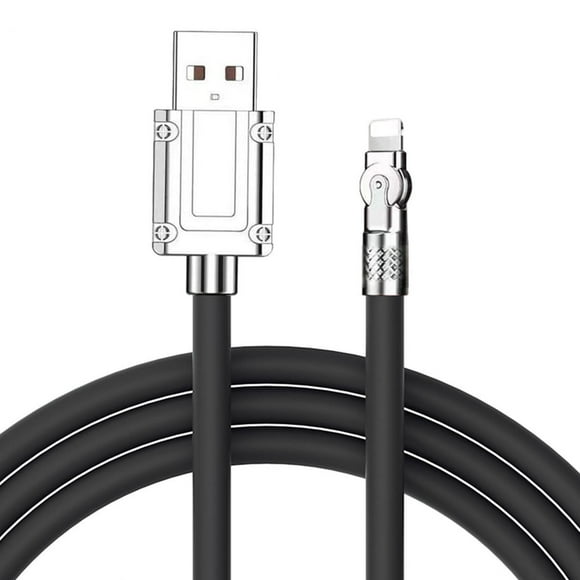 Cable G Mobile Ligthning A USB, 1m, 12W, Silicona, Negro