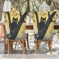 thumbnail image 6 of WOBOGO Black Cat on Branch Dining Room Chair Covers 6 Pieces Super Fit Elastic Fiber Removable Washable Protective Cover, 6 of 6
