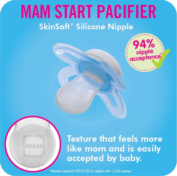mam start silicone pacifier