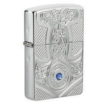 Zippo Armor Medieval High Polish Chrome Pocket Lighter