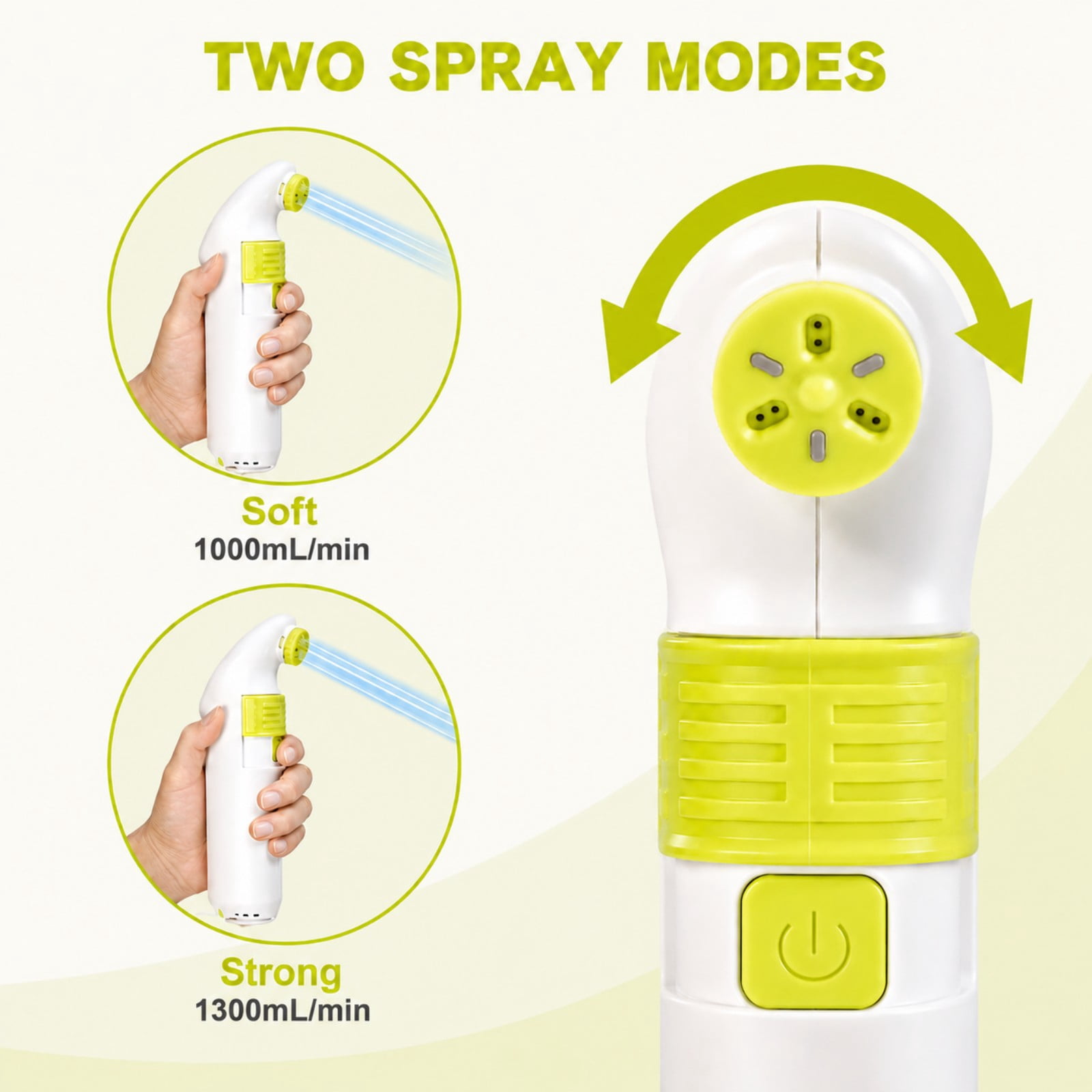 DAEX Portable Bidet for Travel-Electric High Pressure Rechargeable Personal Hygiene Sprayer 2.5L Bottle