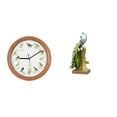 thumbnail image 1 of Escultura de reloj de pared de melódico, figura decorativa de pájaro para cocina, hogar, oficina, escritorio, mesa, centro de mesa, regalo d, 1 of 8