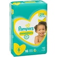 thumbnail image 2 of Pampers Swaddlers Baby Diaper Size 6, Over 35 lbs. 10037000749612, 64 Ct, 2 of 3