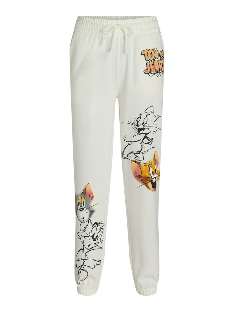 LICENSE Women's Tom & Jerry Jogger Pants Cartoon Comfort - Walmart.com
