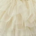 thumbnail image 6 of Zanarzt Tutu Baby Baby Girl Tutu Skirt Toddler Girls Tulle Bloomers First Birthday Cake Smash Outfits Beige,5-6 Years, 6 of 8
