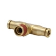 thumbnail image 5 of 5 Pack Brass Air Brake Male Branch Tee OD 1/2" X 3/8" NPT - Push-Lock-Connector Branch Tee Replaces PC1472S-8-6 PC1472SW8C S272PMT86 IDOTS97286 G311340804 D20308916 972186 97286PXDOTS, 5 of 6