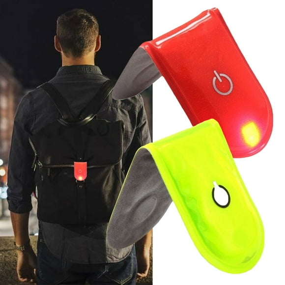 Essen LED Safety Light Reflective Magnet Clip On Strobe Running Walking Bike Cycling