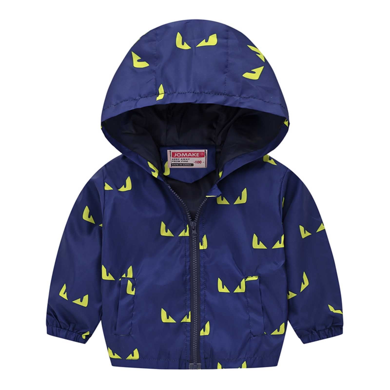 Kids' Winter Warm Coat Toddler Outerwear Boy Hooded Jacket Windbreaker Clothes
