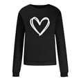 thumbnail image 4 of Ersazi Womens Top Women'S Casual Hoodie Pullover Women'S Print Sweatshirt Long Sleeve Sweat Black Sweatshirts For Teen Girls Xl, 4 of 6
