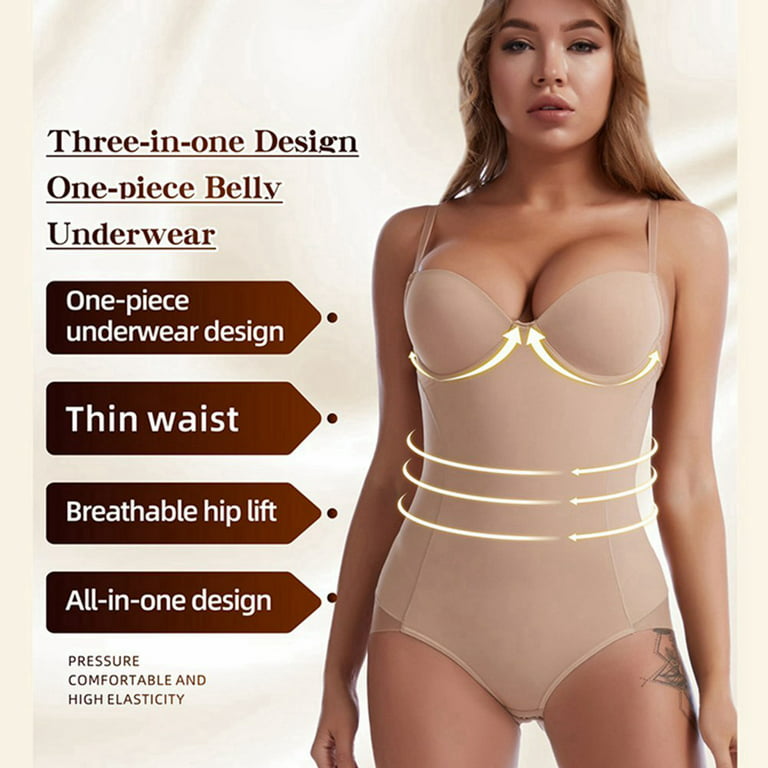 Womens Tummy Control Shapewear Bodysuit One Piece Full Body Shaper Waist  Slimming Bodysuit Shaper 