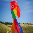 thumbnail image 3 of In the Breeze 5208 — 30-inch Rainbow Damsel Fish Windsock —Large and Colorful Fishsock with Applique Design, 3 of 5