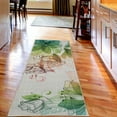 thumbnail image 2 of Flowers Decorative Rug, Buds Leaf at the top Left Corner Season Celebrating Theme Illustration, Quality Carpet for Bedroom Dorm and Living Room, 6 Sizes, White Multicolor, by Ambesonne, 2 of 2
