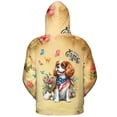 thumbnail image 2 of Cavalier King Charles Spaniel Celebrates Spring and Happy Easter All Over Print 3D Hoodie Unisex Merch Hoodies Dog Lover Gifts - 02001, 2 of 6