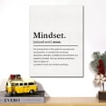 thumbnail image 5 of Mindset Definition Canvas Wall Art Motivational Mindset Quote Canvas Print Painting Office Home Wall Decor Framed Gift 12x15 Inch, 5 of 5
