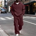 thumbnail image 2 of Evdexr Mens Sweatsuits 2 Piece Tracksuits Big and Tall Hooded Long Sleeve Hoodies & Sweatpants Sets 2026 Fall Cargo Sports Casual Outfits with Pockets L, 2 of 6