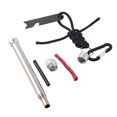 thumbnail image 1 of Portable Stainless Steel Fire Starter Kit Multifunction Flintstone Blowpipe, 1 of 17
