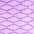 thumbnail image 1 of Ahgly Company Indoor Square Trellis Purple Modern Area Rugs, 3' Square, 1 of 4