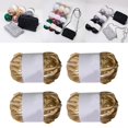 thumbnail image 6 of yotijay 4 Pieces T-shirt Yarn Crochet Bag Yarn Cloth Yarn Knitting Yarn for DIY Gold, 6 of 9