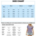thumbnail image 3 of Womens Blouses and Tops Dressy Ladies Casual Fashion Sexy Button Hollow Loose V-Neck Short Sleeve Top, 3 of 9